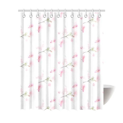 Pattern Orchidées Shower Curtain 72"x84"