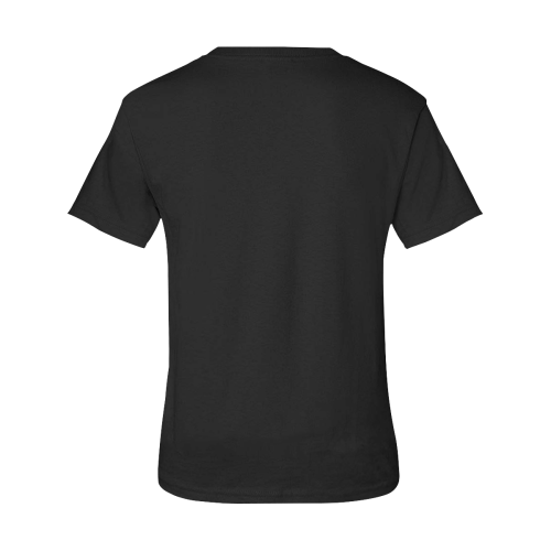 If a black cat Women's Raglan T-Shirt/Front Printing (Model T62)