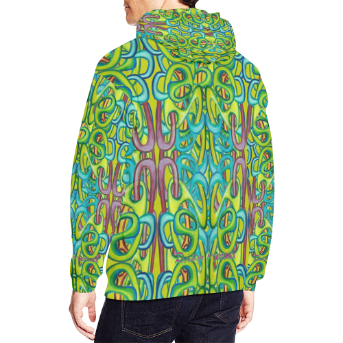 Pop-graffiti-2021-5 All Over Print Hoodie for Men/Large Size (USA Size) (Model H13)