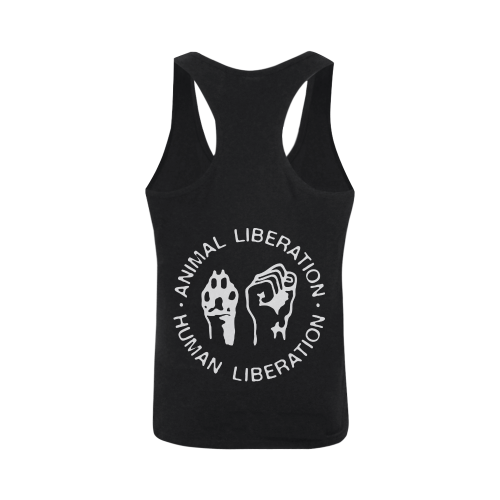 Animal Liberation, Human Liberation Men's I-shaped Tank Top (Model T32)