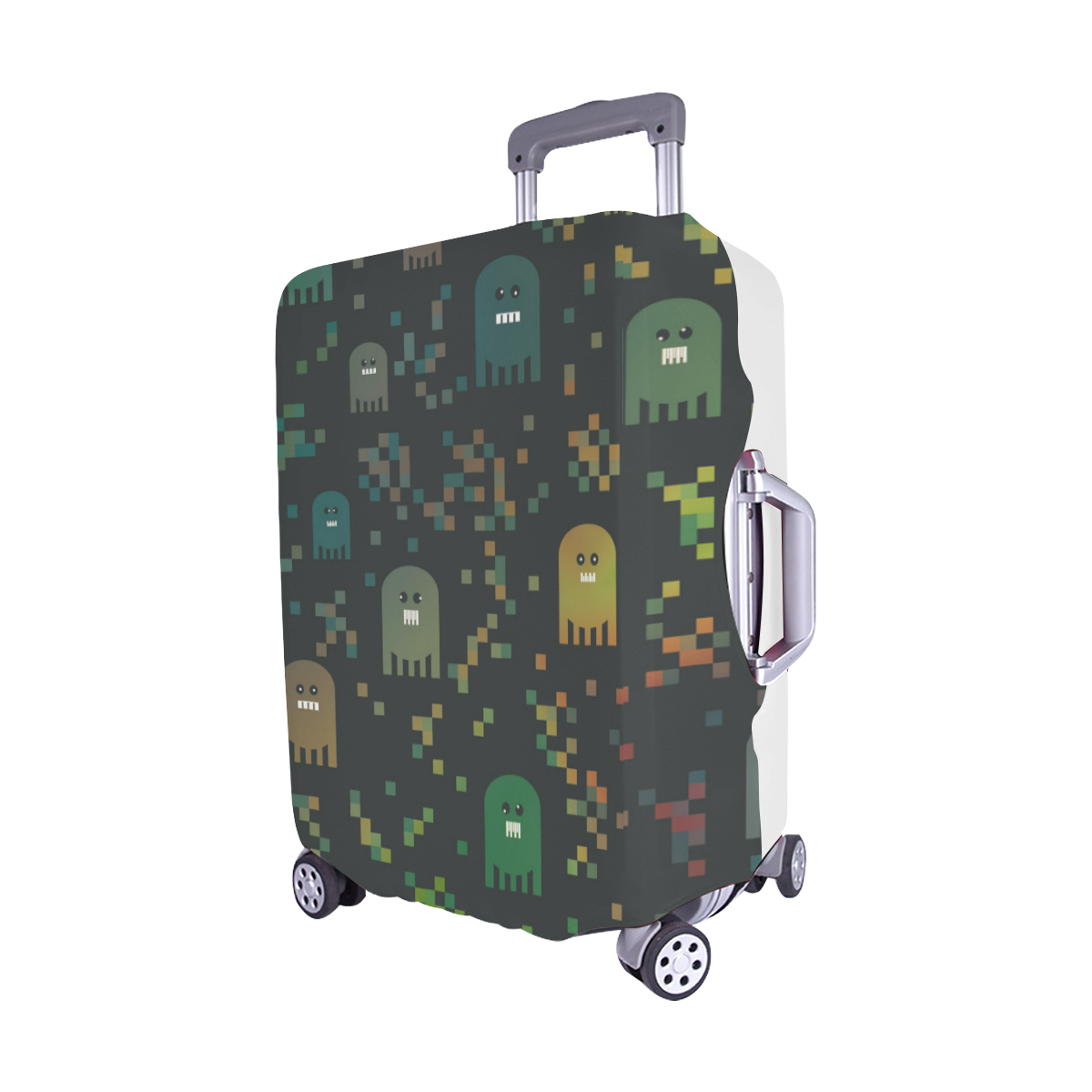Pac Video Game Men Luggage Cover/Medium 22"-25"