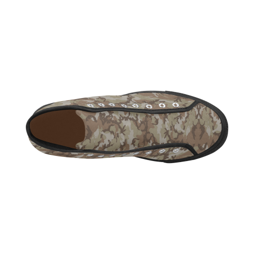 Woodland Desert Brown Camouflage Vancouver H Men's Canvas Shoes/Large (1013-1)