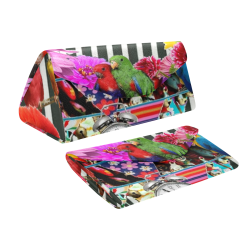 Birds and Bunting Custom Foldable Glasses Case