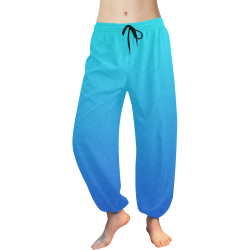 Blue Waves Women's All Over Print Harem Pants (Model L18)