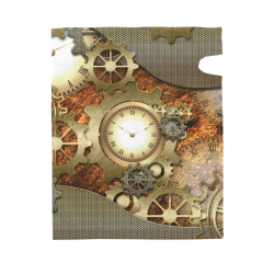 Steampunk in gold Mailbox Cover