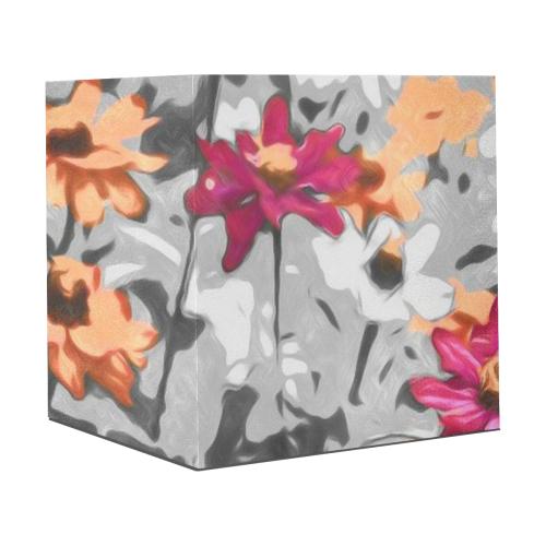 Flowers, black,white and splashA by JamColors Gift Wrapping Paper 58"x 23" (2 Rolls)