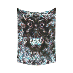 3D Killer Werewolf Blacklight Cotton Linen Wall Tapestry 60"x 90"