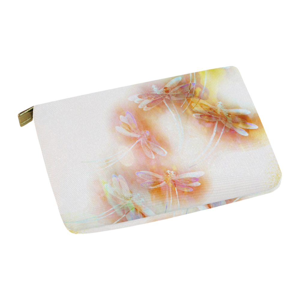 Watercolor dragonflies Carry-All Pouch 12.5''x8.5''