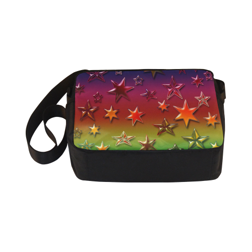 Rainbow Stars Classic Cross-body Nylon Bags (Model 1632)