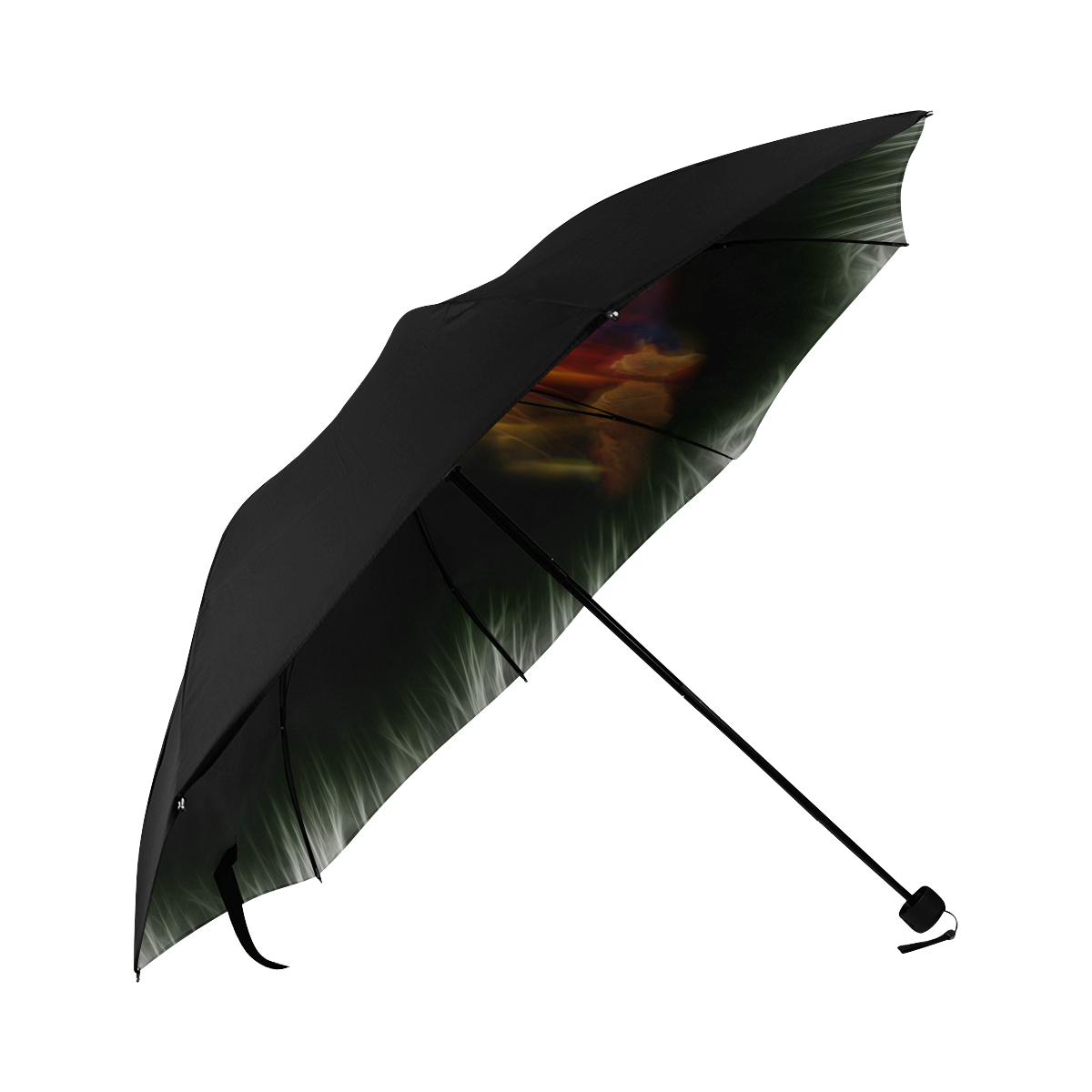 Goddess Bastet In Various Looks Anti-UV Foldable Umbrella (Underside Printing) (U07)