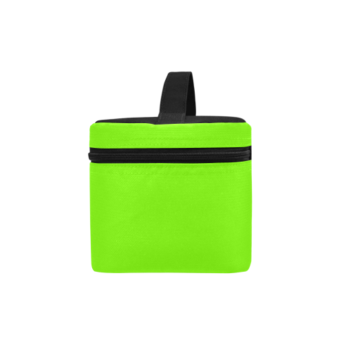 color chartreuse Cosmetic Bag/Large (Model 1658)