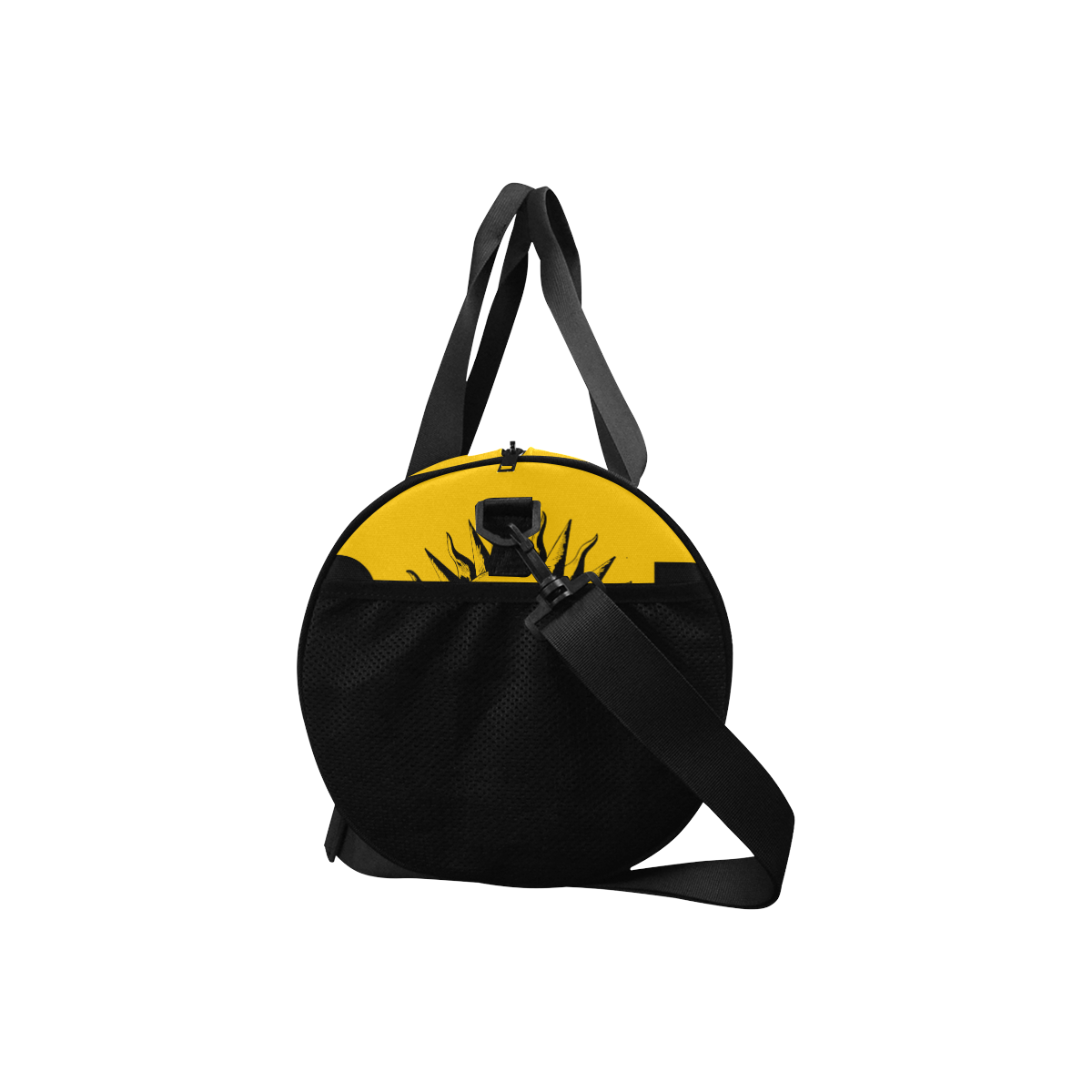 GOD Duffle Bag Yellow & Black Duffle Bag (Model 1679)