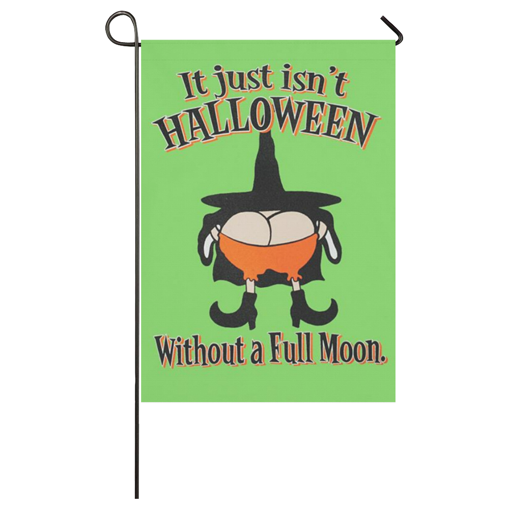 Halloween Full Moon Garden Flag 28''x40'' （Without Flagpole）