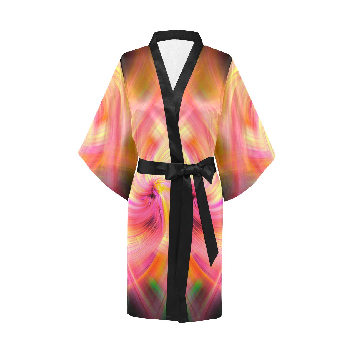 Frozen Star Fractal Kimono Robe