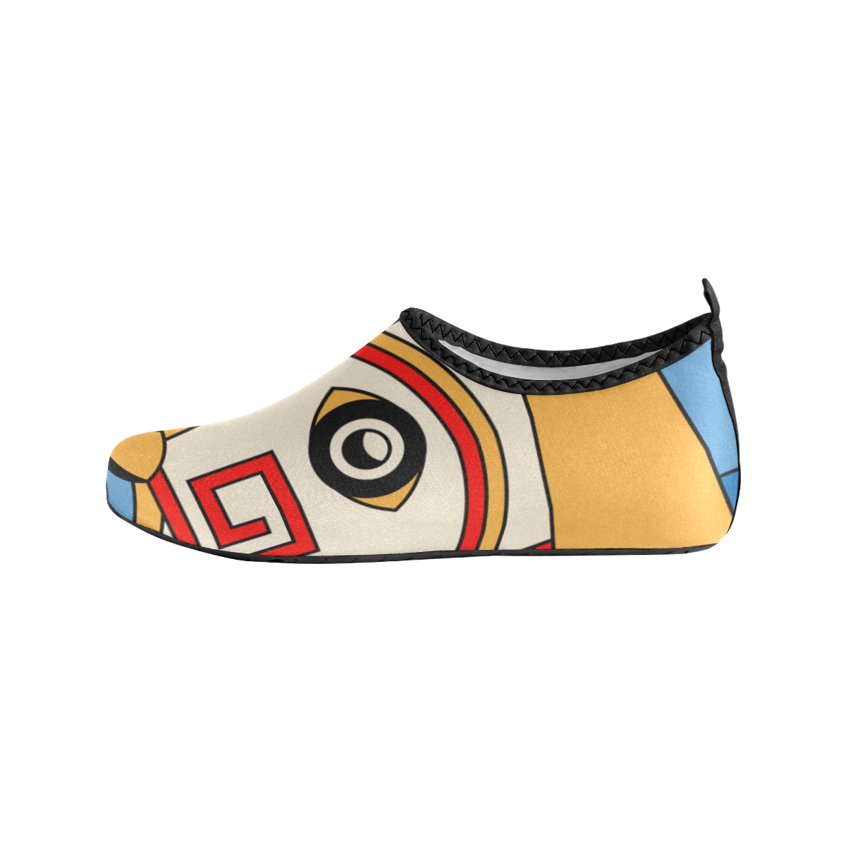 Aztec Religion Tribal Kids' Slip-On Water Shoes (Model 056)