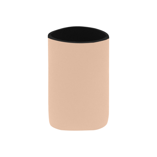 color apricot Neoprene Can Cooler 4" x 2.7" dia.