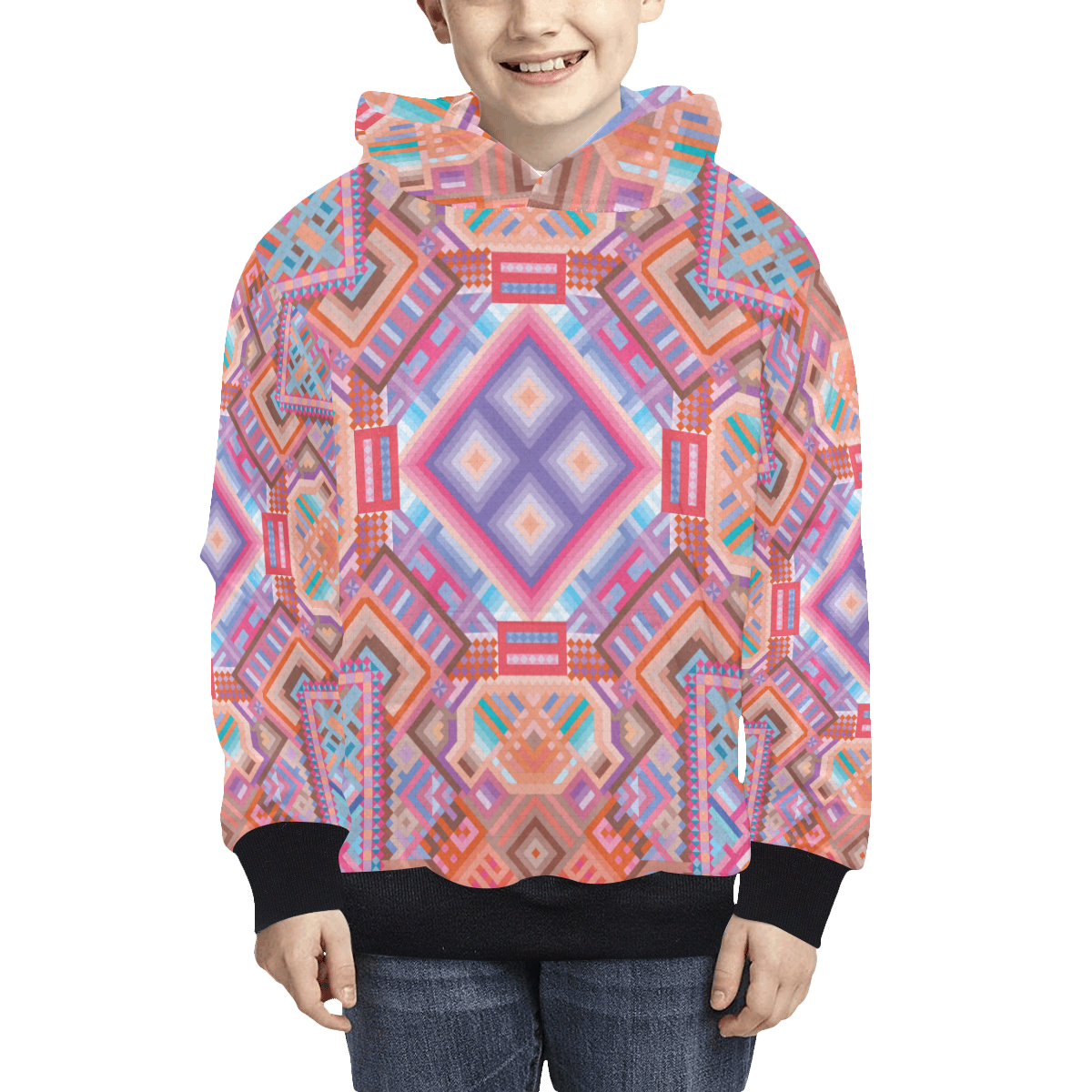 Researcher Kids' All Over Print Hoodie (Model H38)