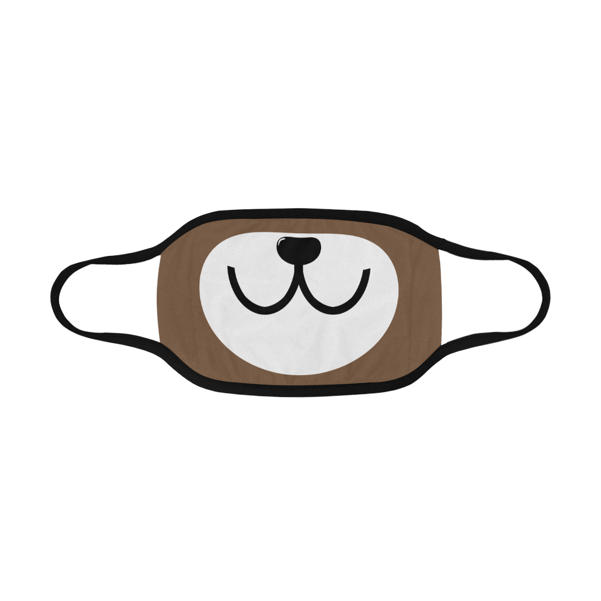 Cartoon Bear Smile Mouth Mask