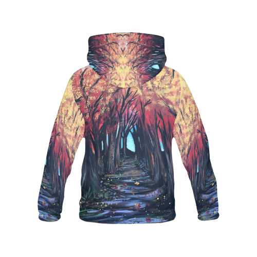 Autumn Day All Over Print Hoodie for Men/Large Size (USA Size) (Model H13)