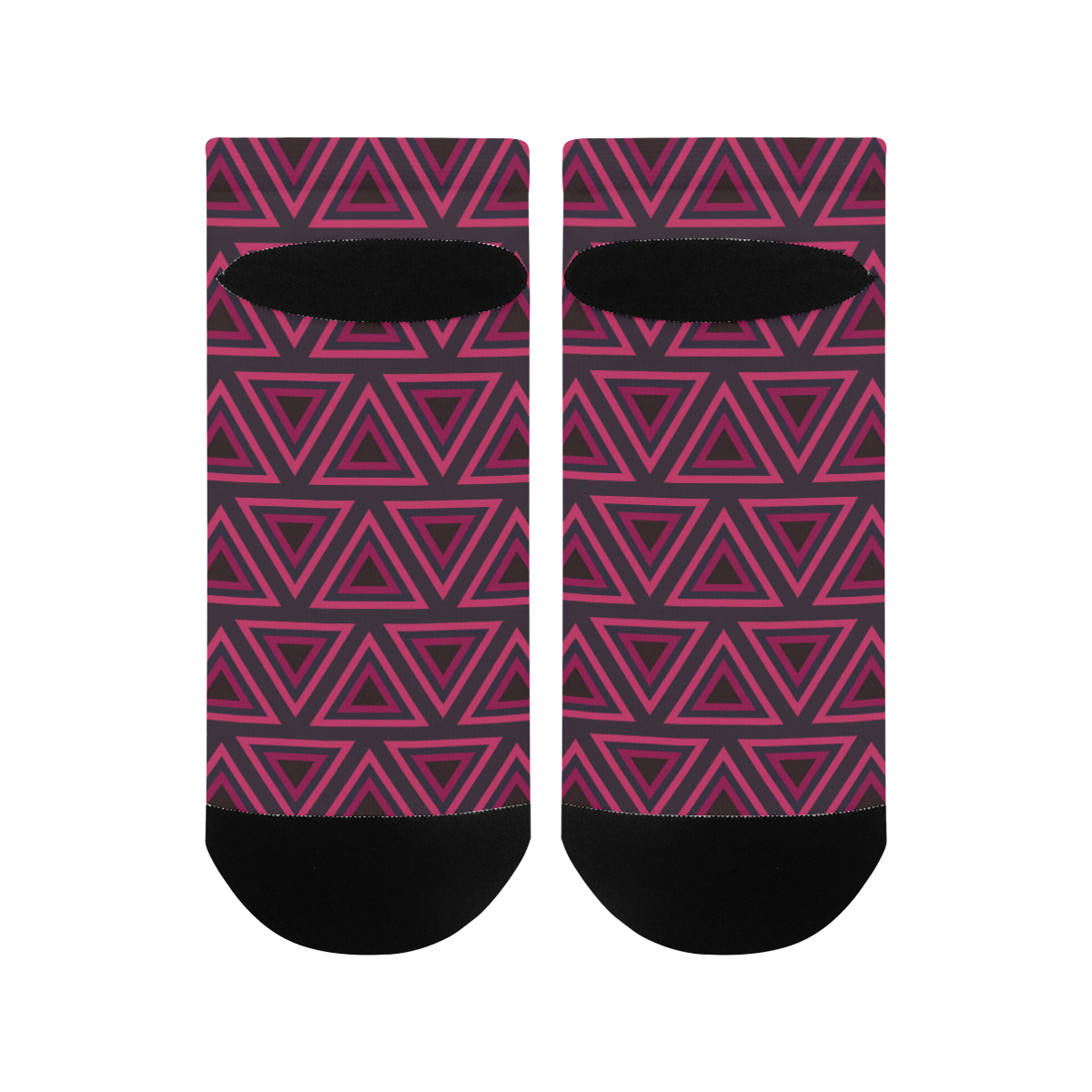 Tribal Ethnic Triangles Men's Ankle Socks