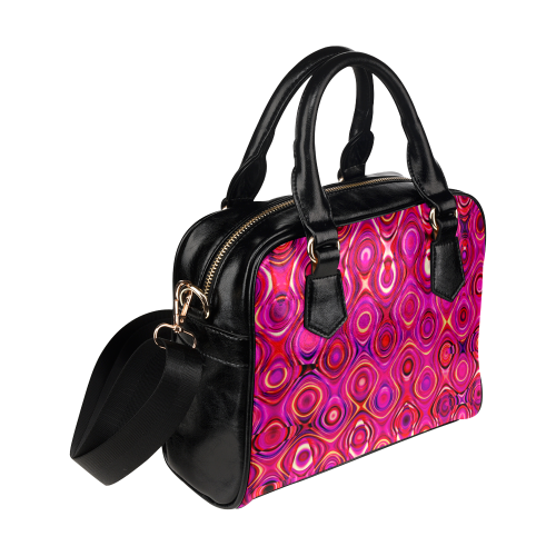 colorful abstract pattern Shoulder Handbag (Model 1634)