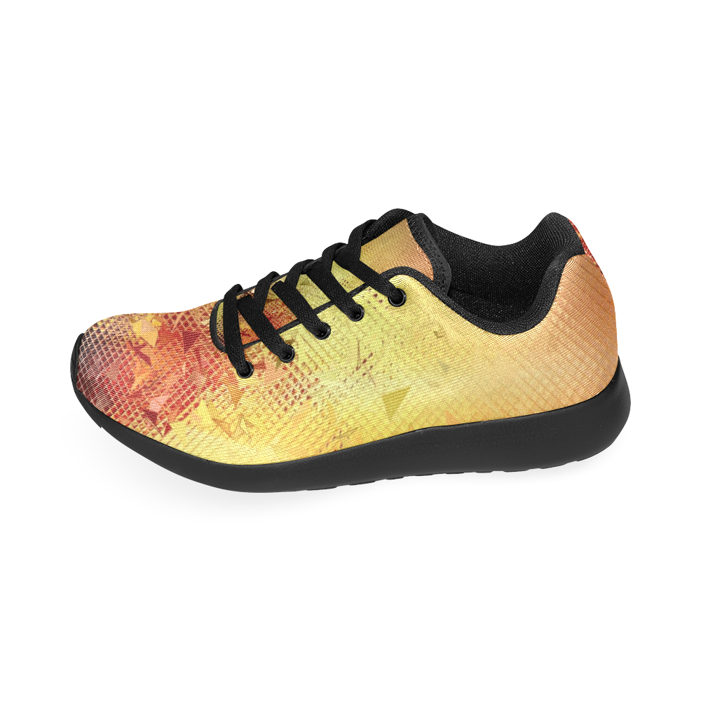Gold Colors by Nico Bielow Men's Running Shoes/Large Size (Model 020)