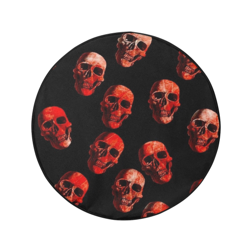 skulls red 34 Inch Spare Tire Cover