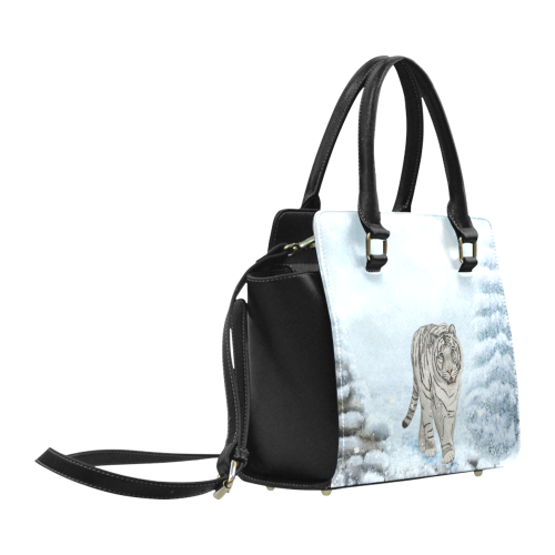 Wonderful siberian tiger Classic Shoulder Handbag (Model 1653)