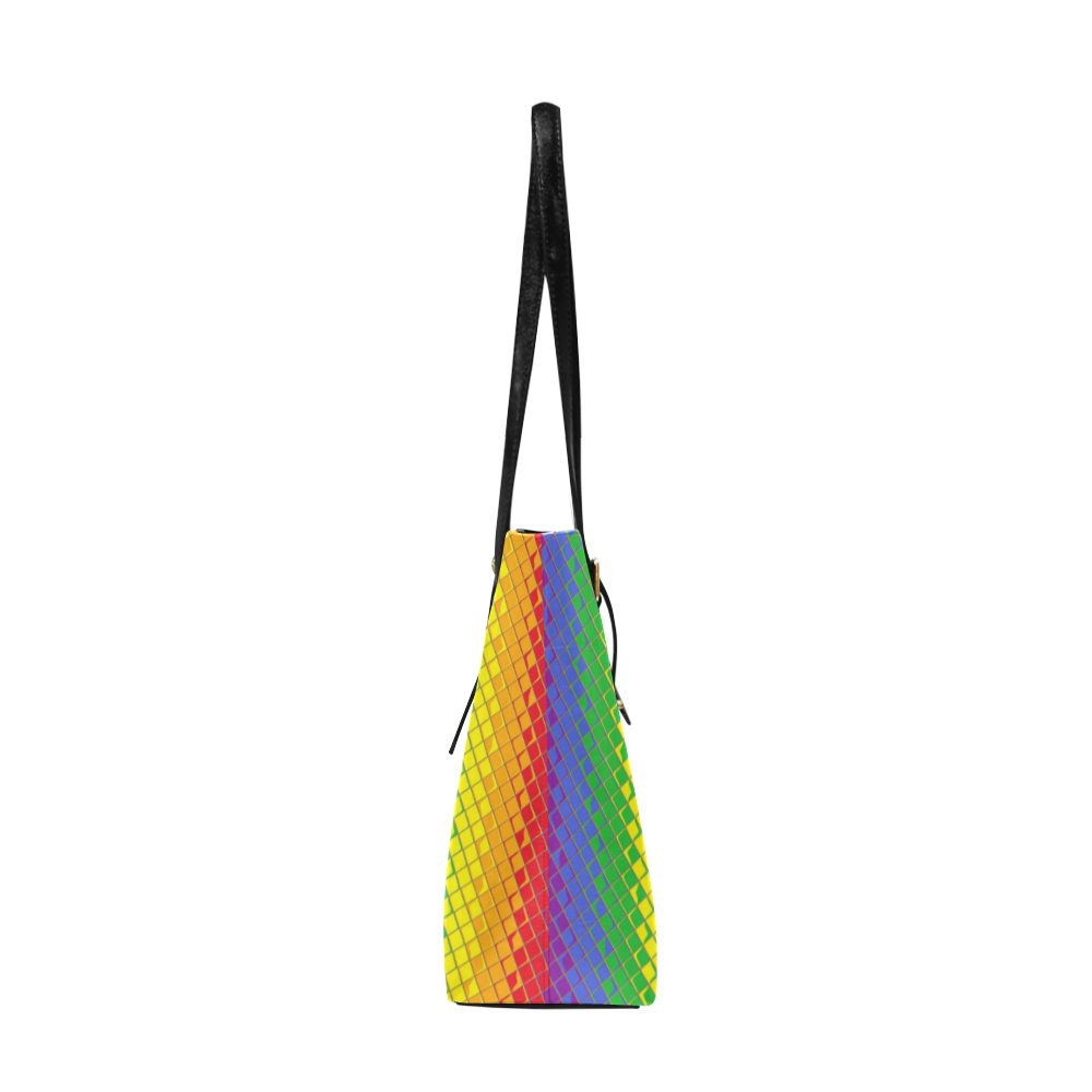 Rainbow Pattern by K.Merske Euramerican Tote Bag/Large (Model 1656)