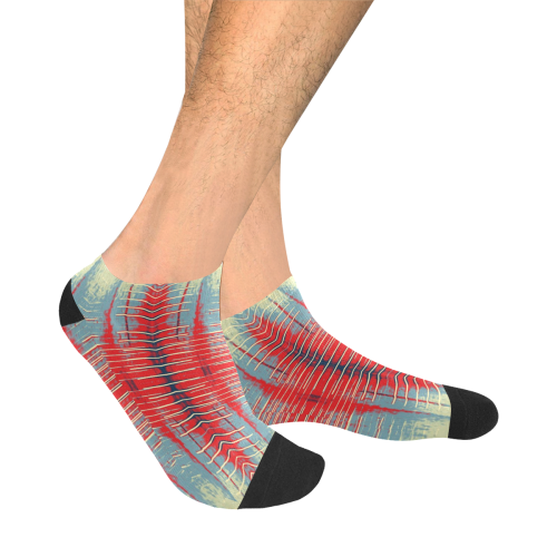 atmospheric floating 2 Men's Ankle Socks
