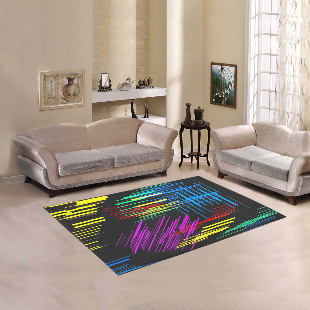New Pattern factory 2A by JamColors Area Rug 5'3''x4'