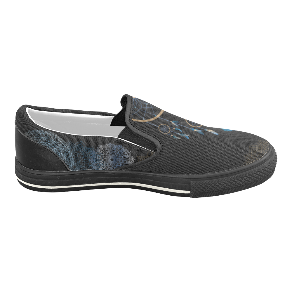 Dreamcatcher Slip-on Canvas Shoes for Kid (Model 019)