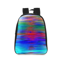 noisy gradient 1 by JamColors School Backpack/Large (Model 1601)