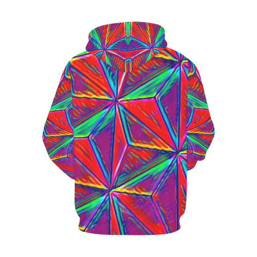 Vivid Life 1A by JamColors All Over Print Hoodie for Men/Large Size (USA Size) (Model H13)
