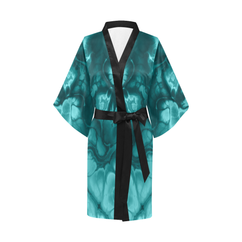 Alien Light Blue. Kimono Robe