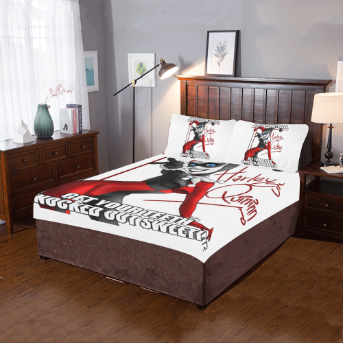 Harley-Quin Bed Set 3-Piece Bedding Set