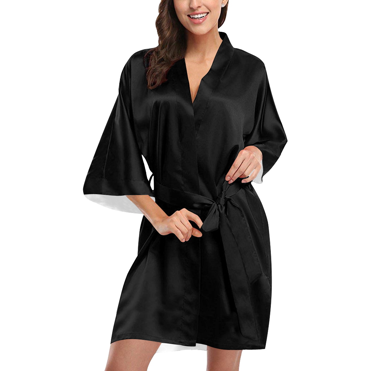 mbf robe blck Kimono Robe