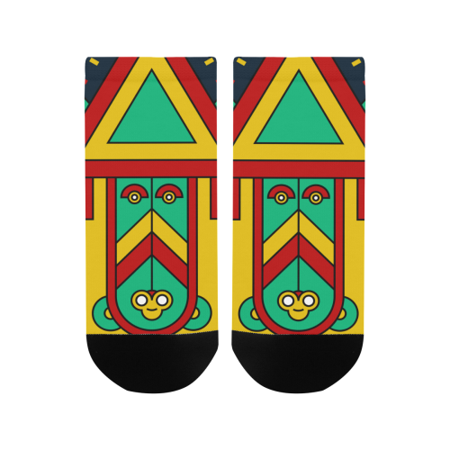 Aztec Spiritual Tribal Men's Ankle Socks