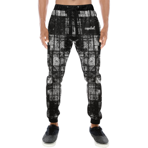 pen and ink joggers Men's All Over Print Sweatpants (Model L11)