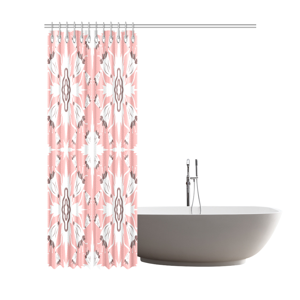 Pink bluebells Shower Curtain 72"x84"