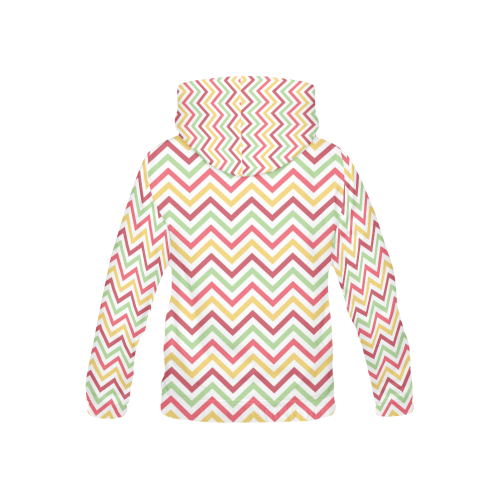 Chevron All Over Print Hoodie for Kid (USA Size) (Model H13)