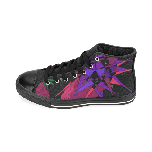 Abstract #9 2020 High Top Canvas Shoes for Kid (Model 017)