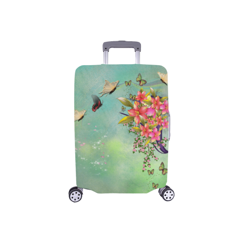Flower Bouquet Luggage Cover/Small 18"-21"