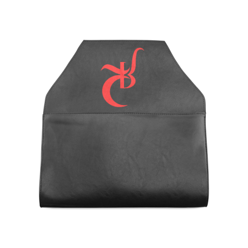 RED QUEEN SYMBOL RED & BLACK Clutch Bag (Model 1630)