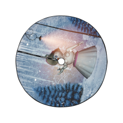 Snow women with birds Christmas Tree Skirt 47" x 47"