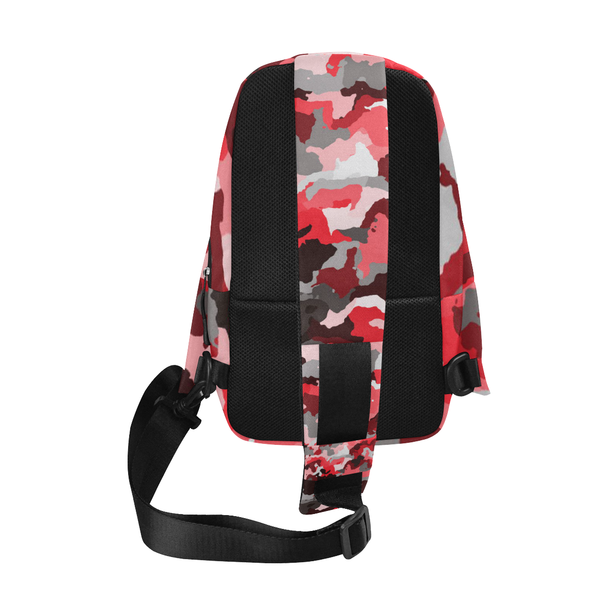 camouflage red,black Chest Bag (Model 1678)