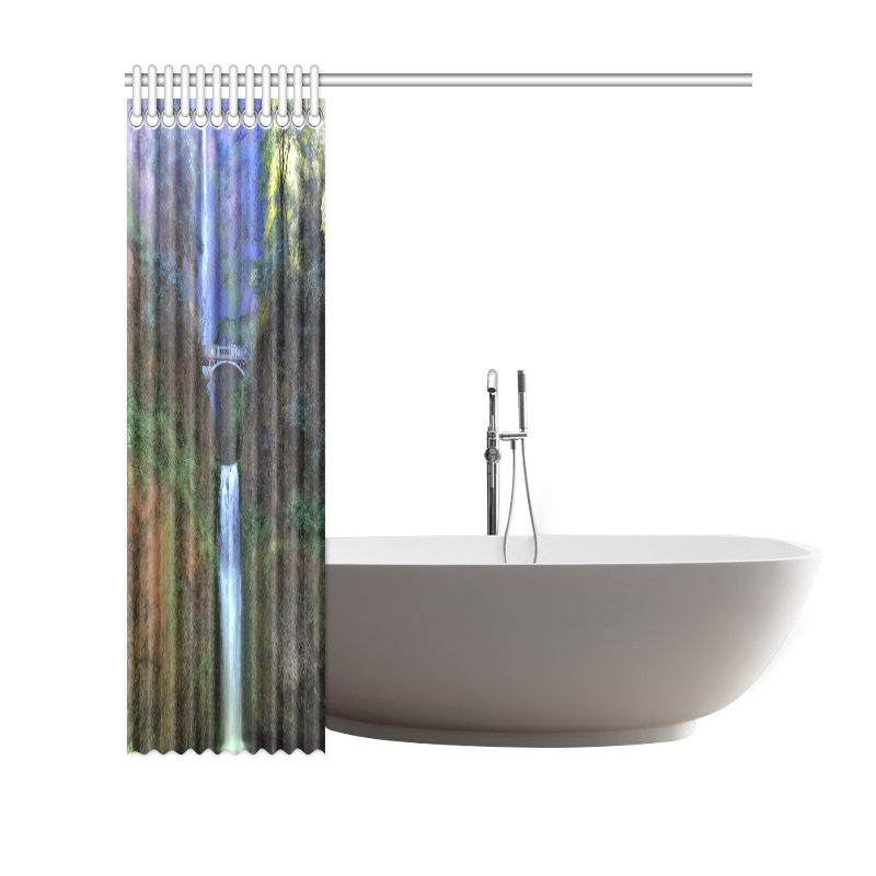 Multnomah falls Shower Curtain 69"x70"