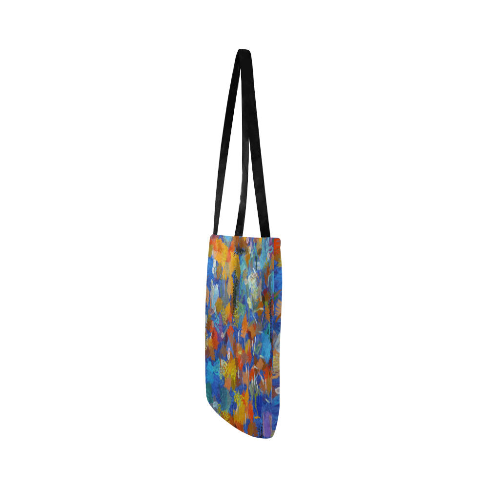 Colorful paint strokes Reusable Shopping Bag Model 1660 (Two sides)