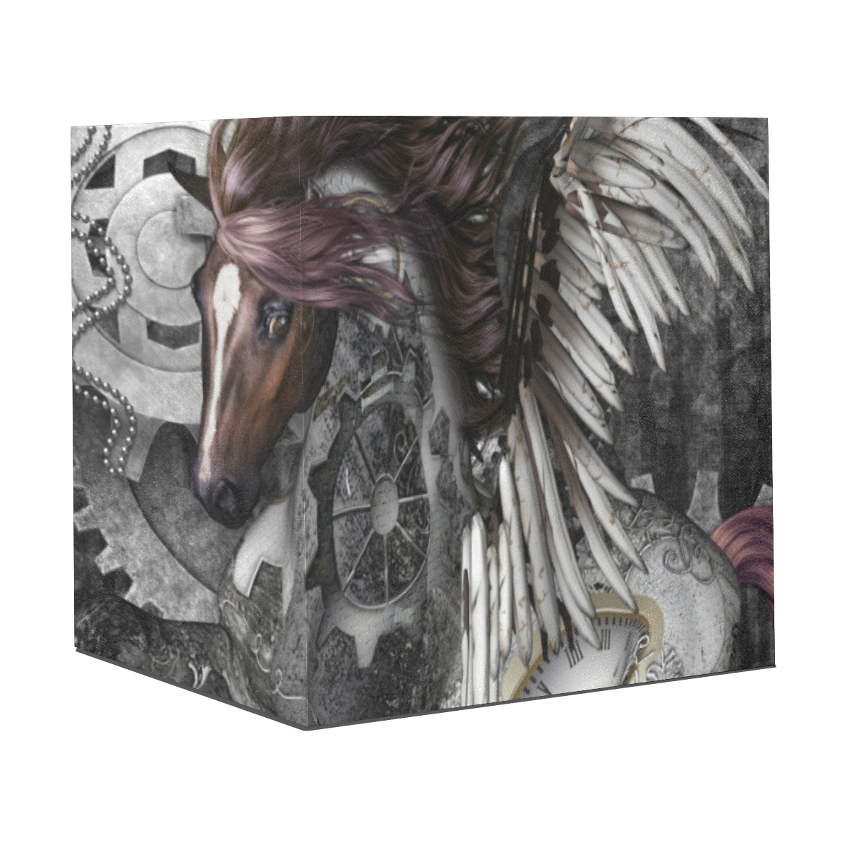 Aweswome steampunk horse with wings Gift Wrapping Paper 58"x 23" (2 Rolls)