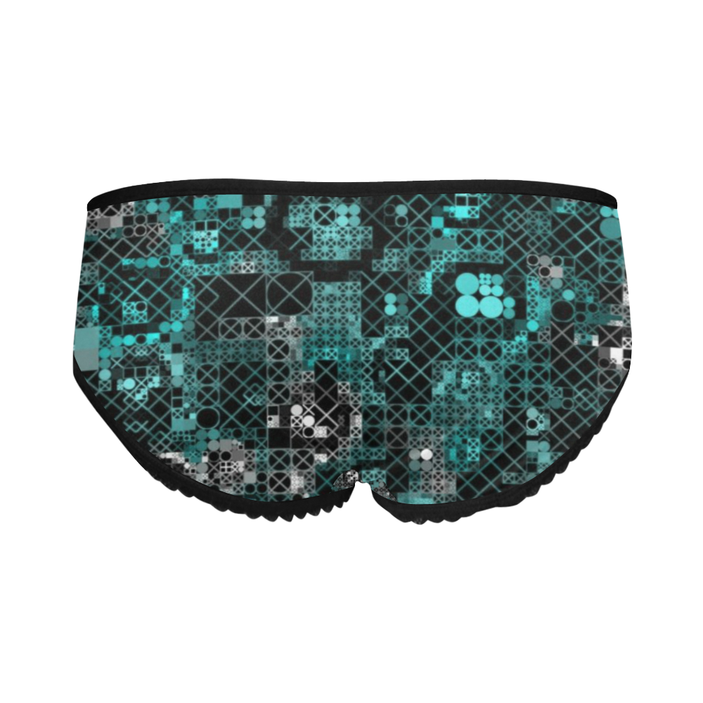 funny mix of shapes  by JamColors Women's All Over Print Classic Briefs (Model L13)